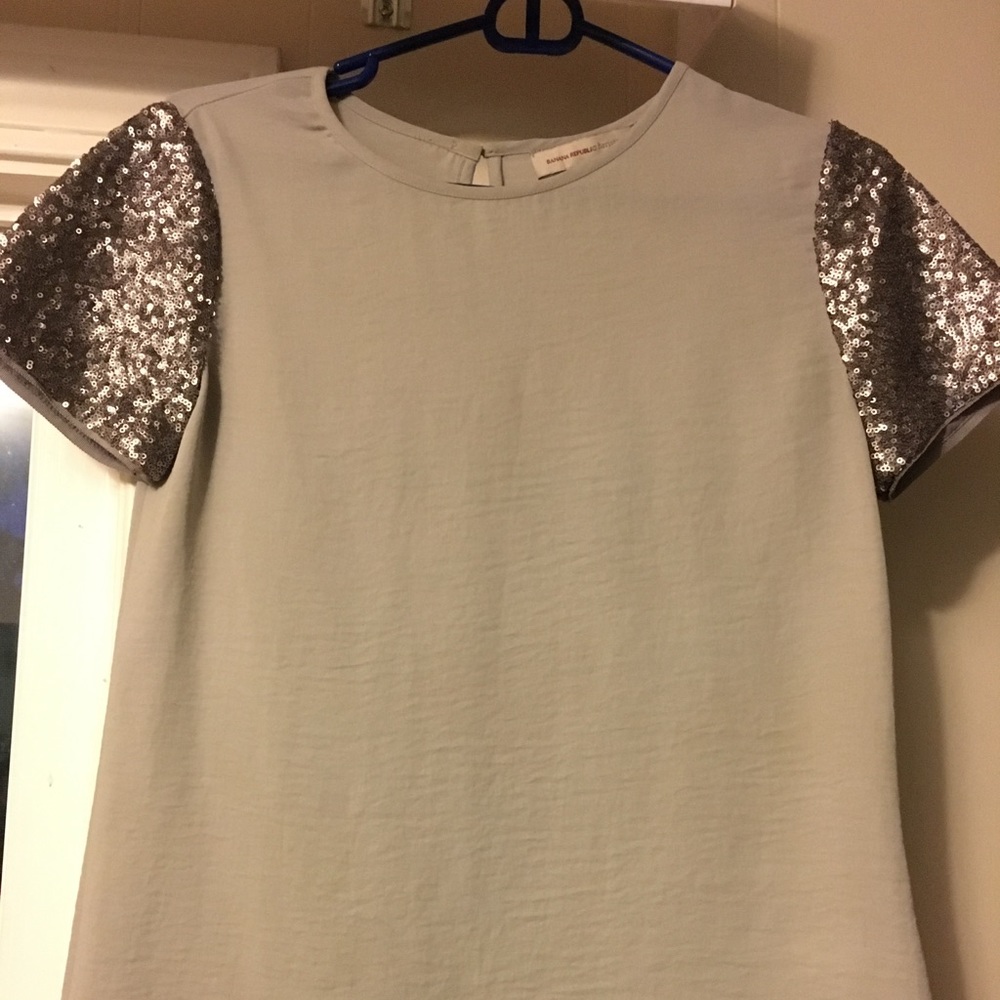 Banana Republic Heritage sequin shirt